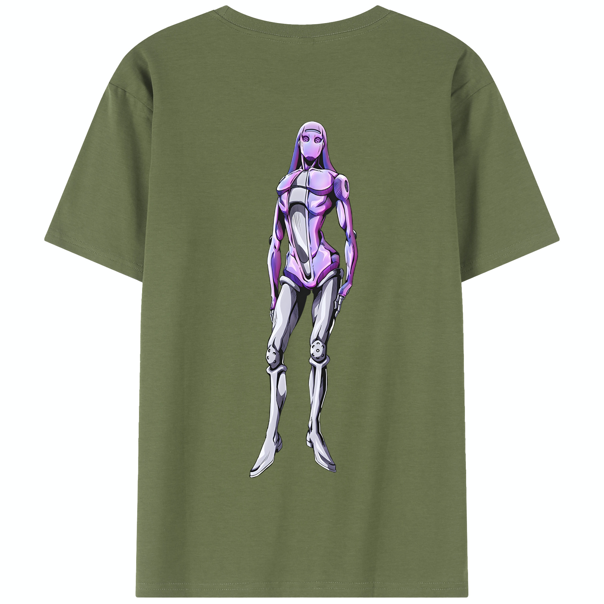 （画像用） ジョジョの奇妙な冒険 JoJo's Bizarre Adventure 綿100％半袖Tシャツ（背面プリント）